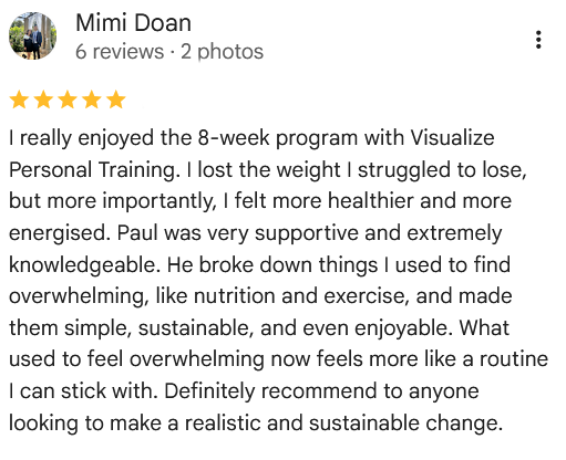 Best personal trainer results North West Sydney