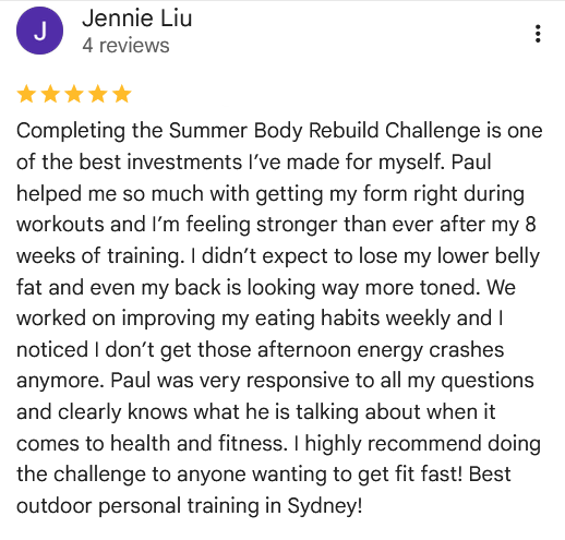 3-5kg weight loss results Baulkham Hills