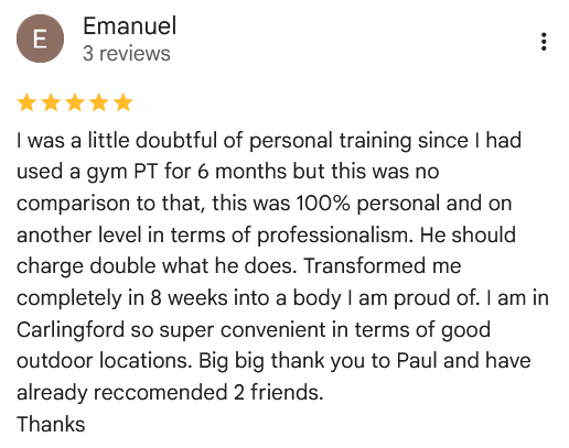 Weight loss results Epping North West Sydney